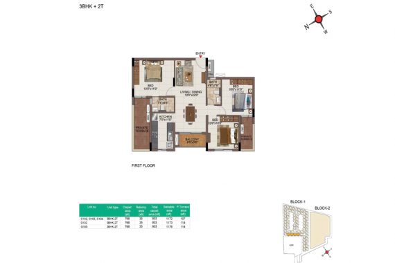 3BHK